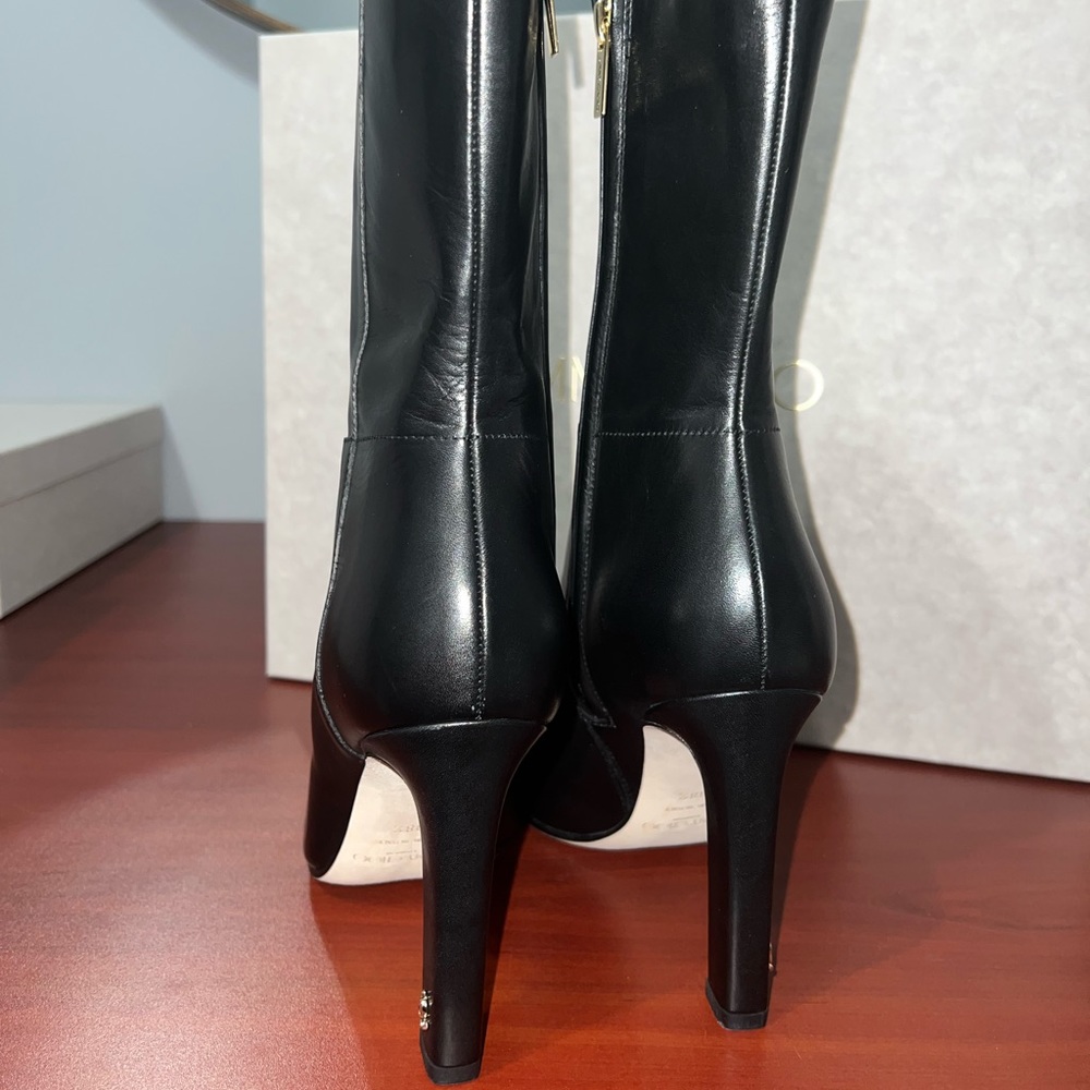 Jimmy Choo MERLE 100 Black Bootie size 36 - Picture 8 of 12